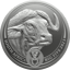 1 kg Silber Big Five II Büffel 2023 (Auflage: 100)