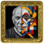 1 Unze Silber Bilderrahmen Les Demoiselles - Pablo Picasso (Auflage: 100 | teilvergoldet | Two-Face)