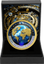 1 Ounce Silver Ocean Terra Iced Out 2024 (Mintage: 100 | partially gold-plated)