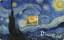 Gold Vincent van Gogh Die Sternennacht Münze