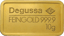 10g Gold Bar Degussa (Circulated)