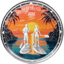 1 Unze Silber EC8 Vincent & The Grenadines Paddleboard Couple 2024 (Auflage: 500)