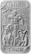 1 Unze Silberbarren Nordische Götter Thor (Auflage: 60.000)