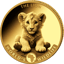 0,5g Gold Kongo World's Wildlife Löwe 2025 (Auflage: 5.000 | Polierte Platte)