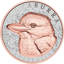 1 Unze Silber Kookaburra Super Incuse 2025 (Auflage: 1.000 | Rosegold | Prooflike)
