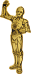 1 Unze Silber Star Wars C-3PO 2025 (Auflage: 2.000 | vergoldet | Polierte Platte)
