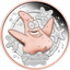 2 Unzen Silber Sponge Bob Schwammkopf Patrick Star 2025 (Auflage: 1.000 | teilvergoldet | Polierte Platte)