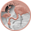 1 Unze Silber Flamingo 2025 (Auflage: 600 | Rosegold | Polierte Platte)