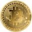 Gouden munt Bitcoin CoinCard