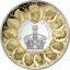 1 Unze Silber Britische Monarchen 2025 ( Auflage: 500 | teilvergoldet | Polierte Platte)