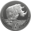 1 Unze Silber Big Five III Nashorn 2025 (Auflage: 20.000 | Coincard)