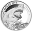 1kg Silber Ocean Five Weißer Hai 2022 (Auflage: 100 | Polierte Platte | Zertifikat Nr. 100)