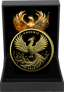 1 Unze Silber Goldener Phönix 2025 (Auflage: 100 | vergoldet)