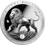 1 Unze Silber Sternzeichen Löwe 2026 (Auflage: 5.000 | Diamant | Polierte Platte)