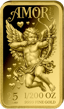 1/200 Unze Gold Münzbarren Amor Gott der Liebe 2026 (Auflage: 1.000 | Polierte Platte)