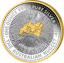 1 Unze Silber 40 Jahre Australian Nugget 2026 (Auflage: 4.500 | teilvergoldet | Polierte Platte)