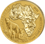 1/12 Unze Gold Ruanda Hyäne 2026 (Auflage: 1.000)
