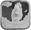 1/10 Unze Silber Square Coin Ascension Island