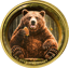1 Unze Silber Braunbär liebt Honig 2026 (Auflage: 100 | teilvergoldet)
