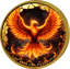 1 Unze Silber Feuer Phoenix 2026 (Auflage: 100 | teilvergoldet)