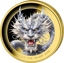 1 Unze Silber China Diamant Drache 2026 (Auflage: 100 | teilvergoldet | Polierte Platte)
