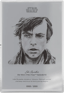 5g Silber Münznote Star Wars Sketch Art Luke Skywalker 2026 (Auflage: 2.000 | Polierte Platte)