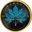 1 Unze Silber Triple Maple Leaves Black Ruthenium 2026 (Auflage: 100 | Black Ruthenium mit Opal Finish | teilvergoldet)