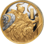 1 Unze Gold Schachspringer 2024 (Platinbeschichtung | Auflage: 99 | Polierte Platte)