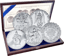 Silber Münzsatz Siegestaler 1871 (Komplettsatz zur Reichsgründung)