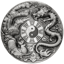 5 Unzen Silber Chinesische Fabelwesen Drache & Phönix 2019 (Auflage: 388 | Antik Finish)