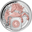 1 Unze Silber Heraldic Beasts - Einhorn 2026 (Auflage: 750 | Rosegold | Polierte Platte)