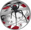 1 Unze Silber Deadly & Dangerous 20. Jubiläum Red-Back Spider 2026 (Auflage: 2.006 | Polierte Platte)