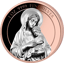 1 oz Silver Mother Mary 2025 (Mintage: 100 | Rosé Gold Partially Gilded)