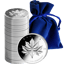 25 x 1/50 Unze Silber Triple Maple Leaf 2026