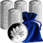 100 x 1/50 Unze Silber Triple Maple Leaf 2026