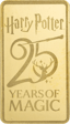 0.5 g Gold Bar PAMP 25 Years Harry Potter