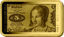 5 Alte Deutsche Mark Geldschein Gold Münzbarren (Auflage: 1.000 |  Altes Motiv | Polierte Platte)
