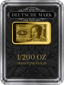 5 Deutsche Mark Geldschein Gold Münzbarren (Auflage: 1.000 |  Altes Motiv | Polierte Platte)