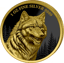 1 Unze Silber Heimische Tiere Wolf 2025 (Auflage: 100 | Vergoldet | Polierte Platte)