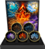 5 Elemente Triple Maple Leaves Set 2026 (Auflage: 50 | teilvergoldet)