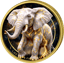 1 Unze Silber Weißer Elefant 2026 (Auflage: 100 | teilvergoldet)