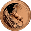 1 Unze Kupfer Sternzeichen Steinbock (Auflage: 1.000 | Polierte Platte)