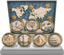 7 Wonders of the World Silver Set 2026 (Mintage: 50 | partially gilded)