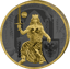 1 Unze Silber Germania ANA Edition 2026 (Auflage: 500 | Ruthenium | Teilvergoldet)