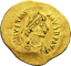Gold Tremissis Emperor Justinian I (527-565 AD | Reconqueror of Rome)