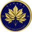 1 oz Silver Triple Maple Leaf Carbon Blue 2026 (Mintage: 100 | Gilded | Proof)