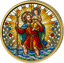 1 oz Silver Saint Christopher 2026 (Mintage: 100 | partially gilded)
