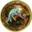 1 oz Silver Shimmering Chameleon 2026 (Mintage: 100 | partially gilded)