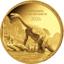 0,5 Gramm Gold Prehistoric Life II Plateosaurus 2026 (Auflage: 2.000 | Polierte Platte)