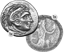 Silber Satz Schlacht bei Gaugamela (331 v. Chr. | Alexander der Große und Dareios III.)